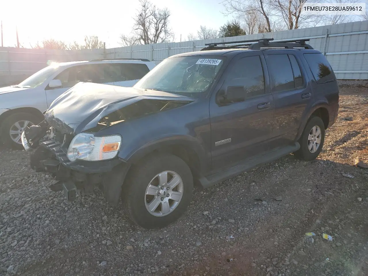 2008 Ford Explorer Xlt VIN: 1FMEU73E28UA59612 Lot: 48139265