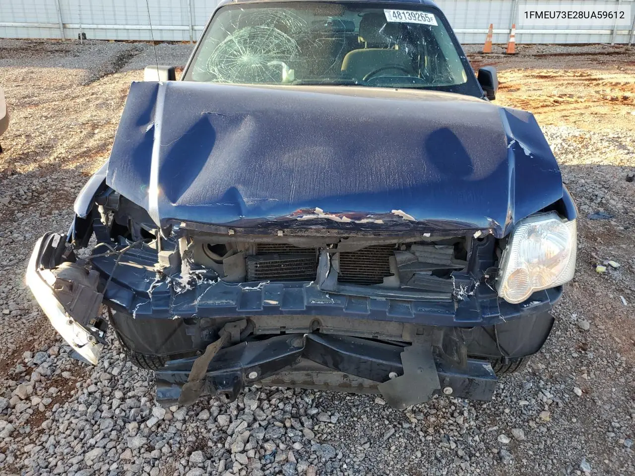 2008 Ford Explorer Xlt VIN: 1FMEU73E28UA59612 Lot: 48139265