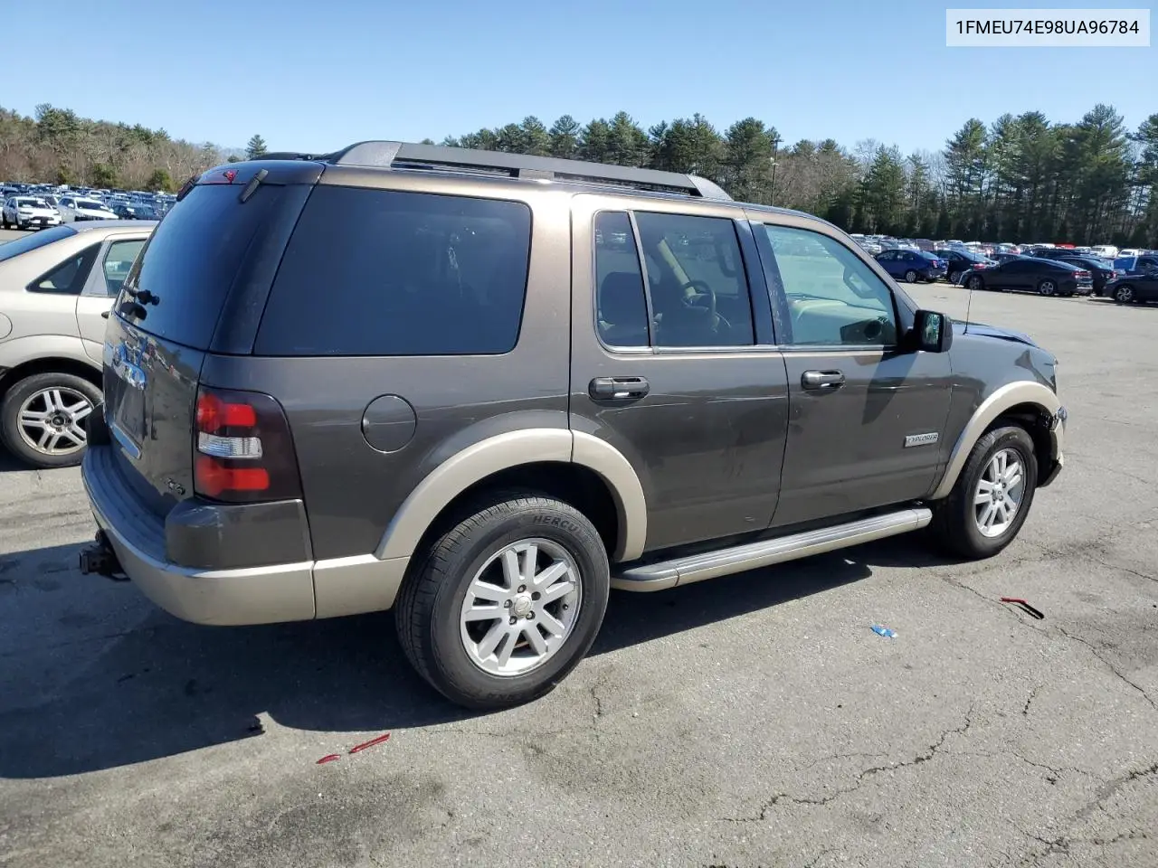 2008 Ford Explorer Eddie Bauer VIN: 1FMEU74E98UA96784 Lot: 51611795