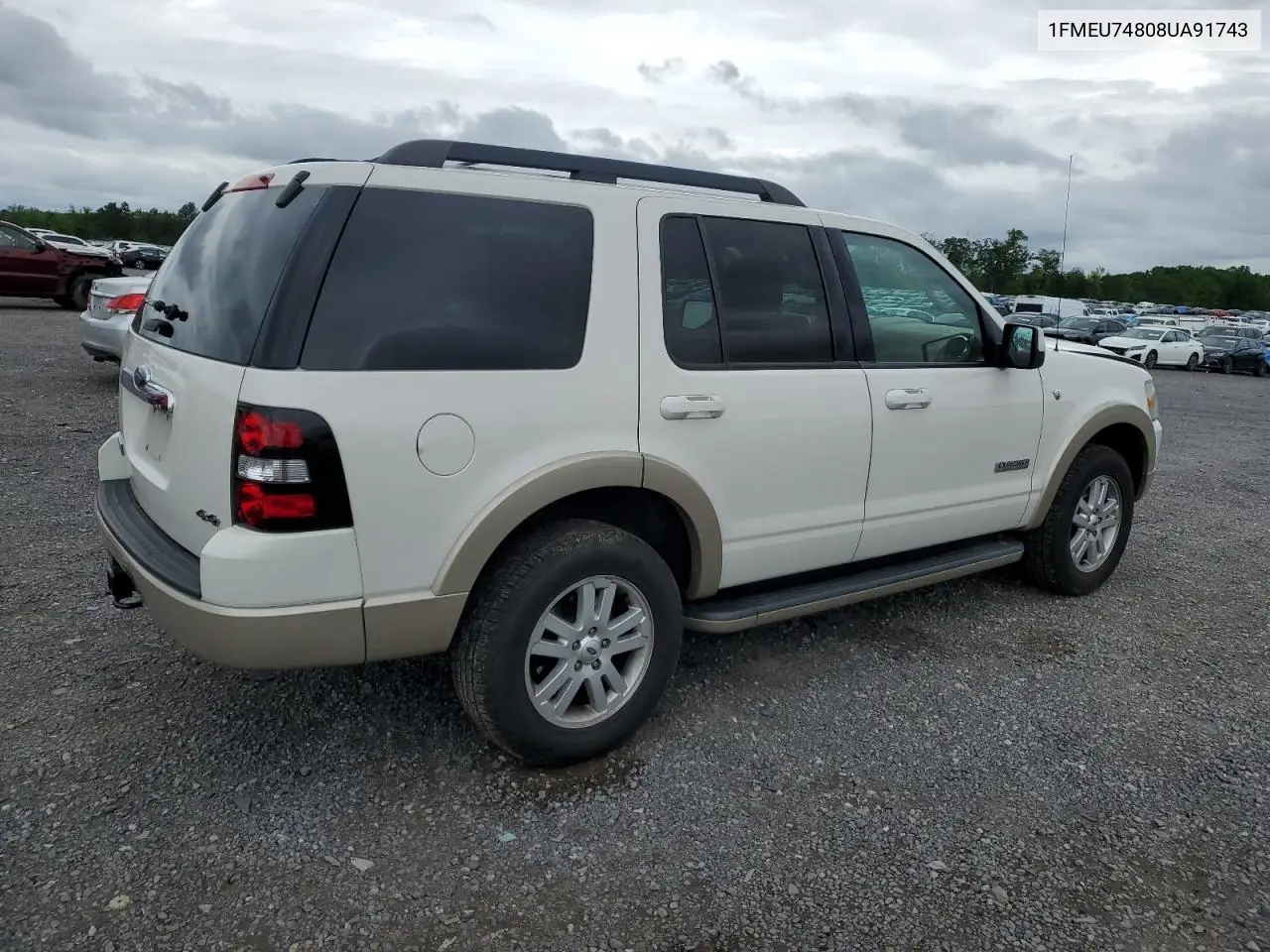 2008 Ford Explorer Eddie Bauer VIN: 1FMEU74808UA91743 Lot: 56076105