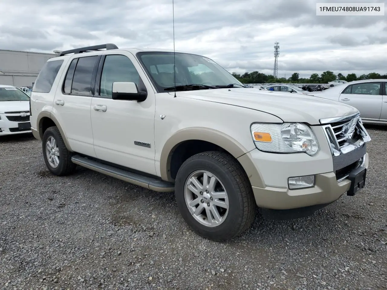 2008 Ford Explorer Eddie Bauer VIN: 1FMEU74808UA91743 Lot: 56076105