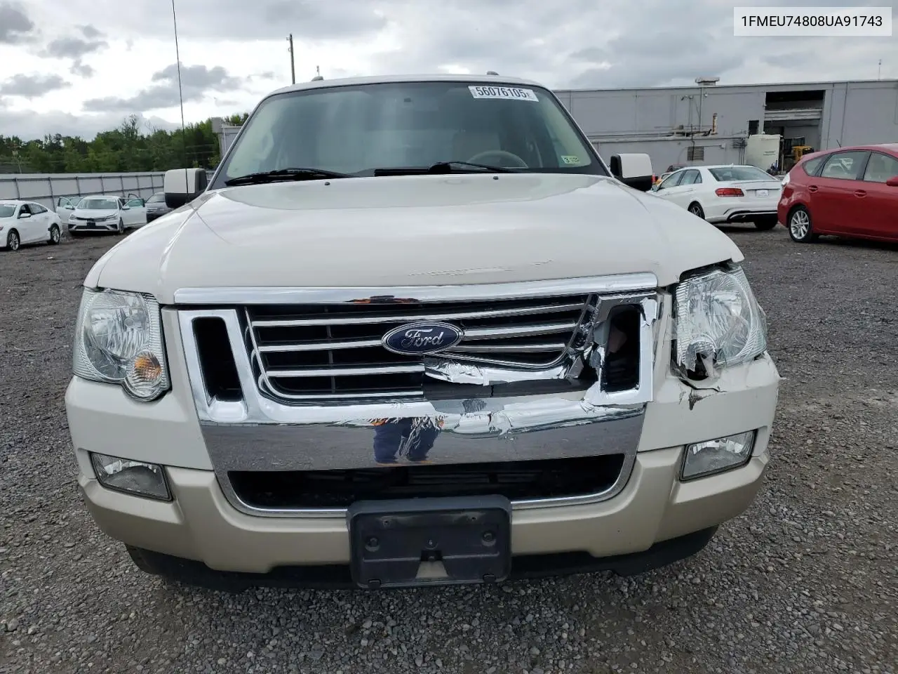 2008 Ford Explorer Eddie Bauer VIN: 1FMEU74808UA91743 Lot: 56076105