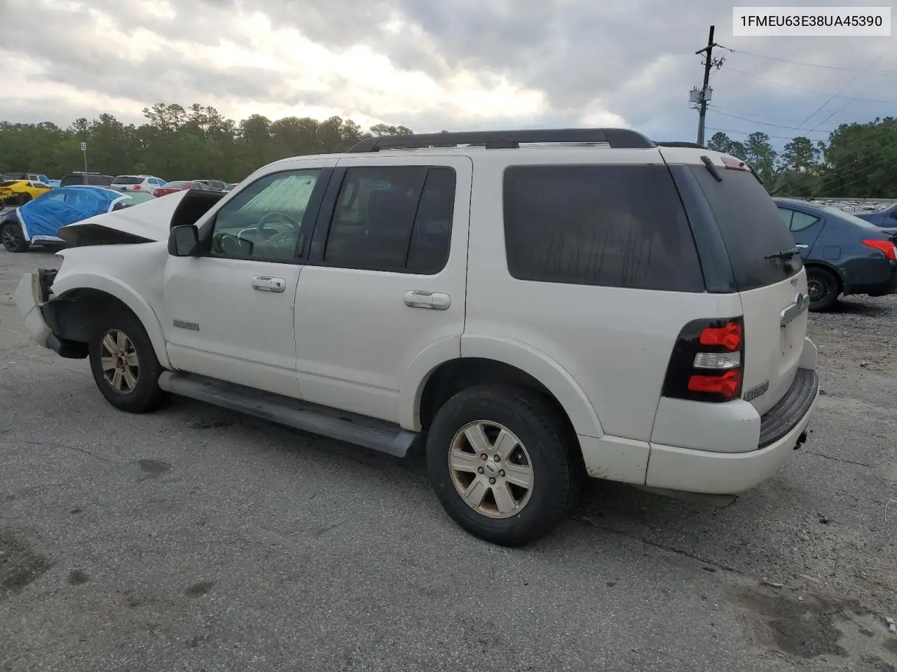 2008 Ford Explorer Xlt VIN: 1FMEU63E38UA45390 Lot: 56331745