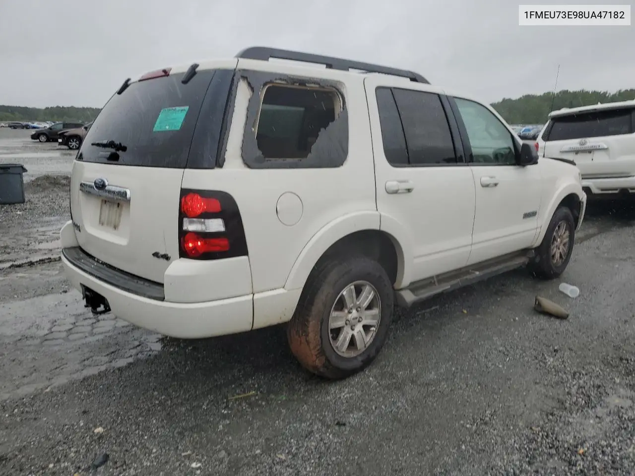 2008 Ford Explorer Xlt VIN: 1FMEU73E98UA47182 Lot: 56458595