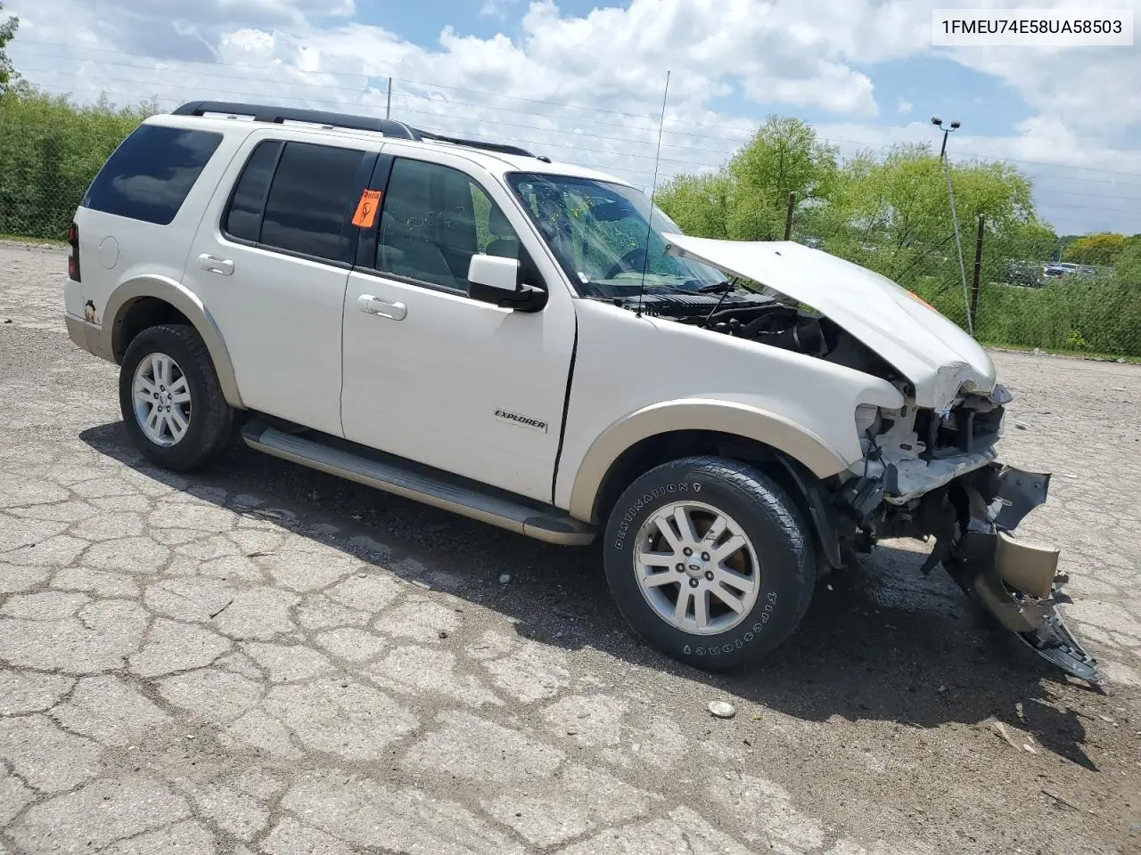 2008 Ford Explorer Eddie Bauer VIN: 1FMEU74E58UA58503 Lot: 56788295