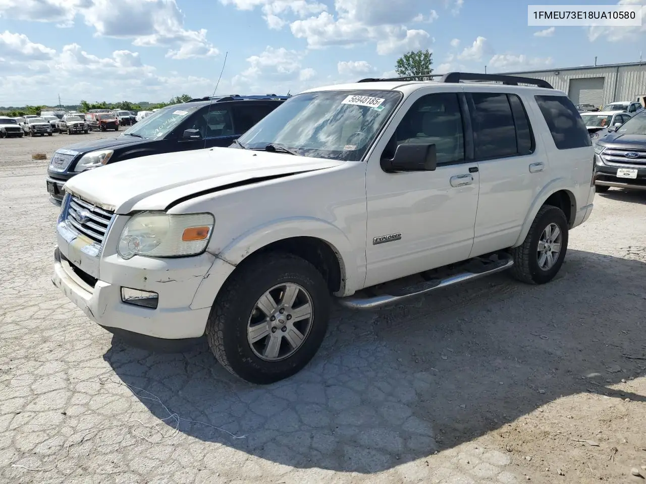2008 Ford Explorer Xlt VIN: 1FMEU73E18UA10580 Lot: 56948185
