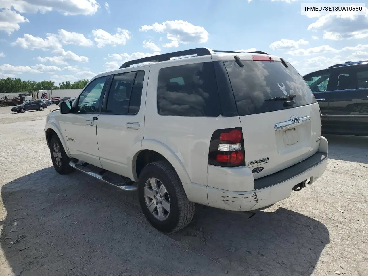 2008 Ford Explorer Xlt VIN: 1FMEU73E18UA10580 Lot: 56948185