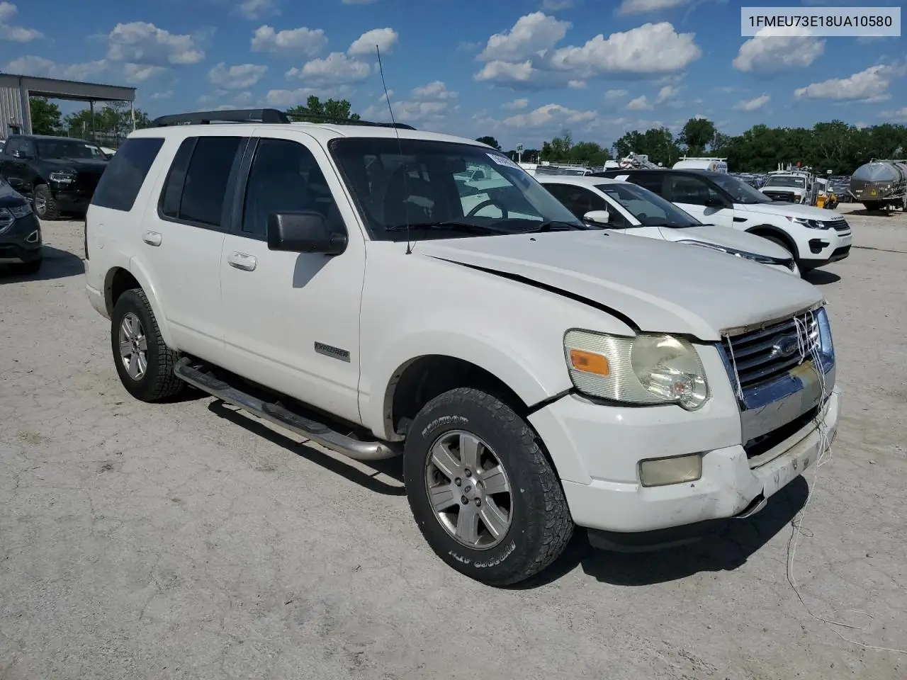 2008 Ford Explorer Xlt VIN: 1FMEU73E18UA10580 Lot: 56948185