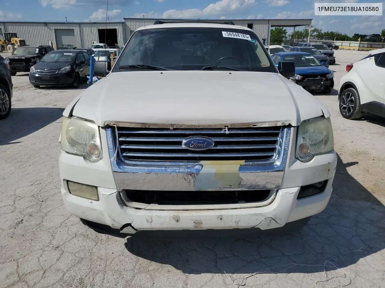 2008 Ford Explorer Xlt VIN: 1FMEU73E18UA10580 Lot: 56948185