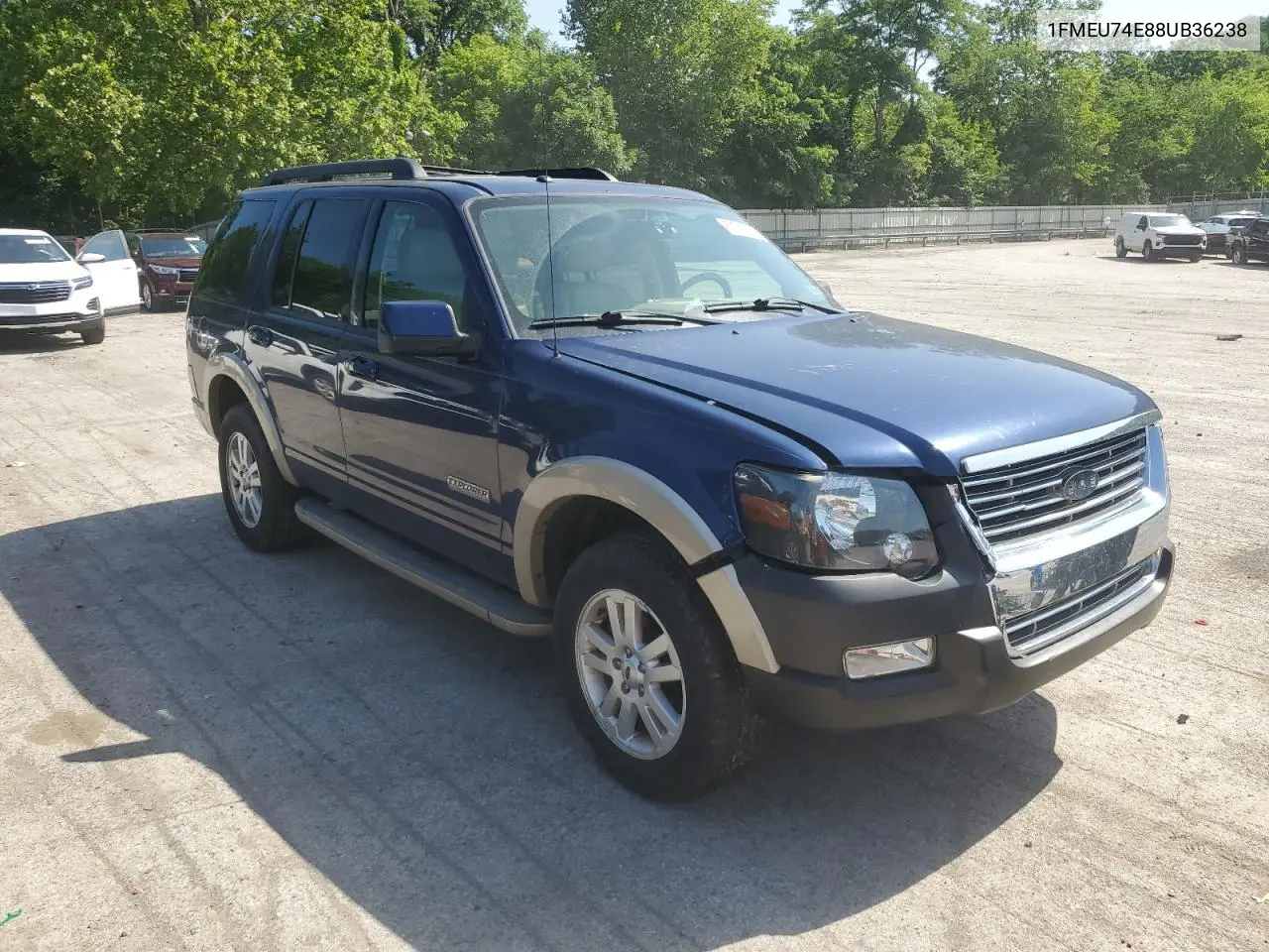 2008 Ford Explorer Eddie Bauer VIN: 1FMEU74E88UB36238 Lot: 61727765