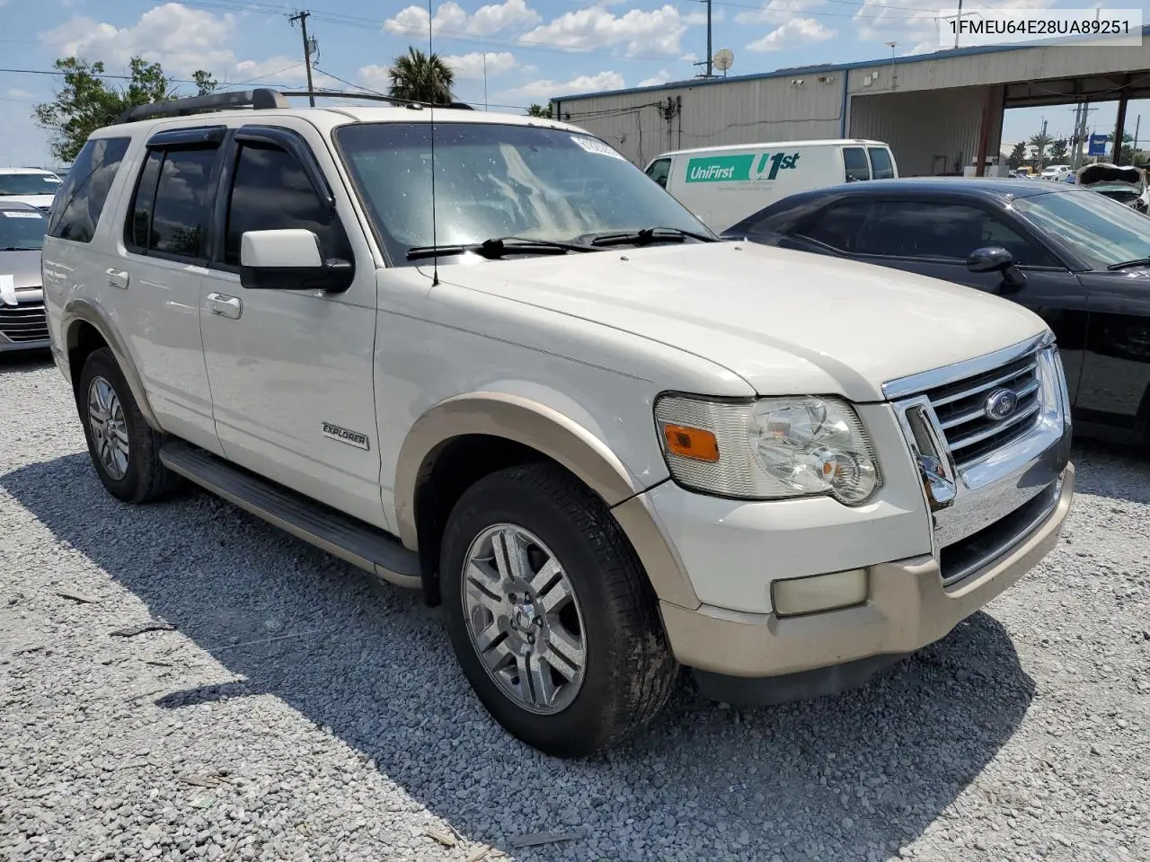 2008 Ford Explorer Eddie Bauer VIN: 1FMEU64E28UA89251 Lot: 61825355