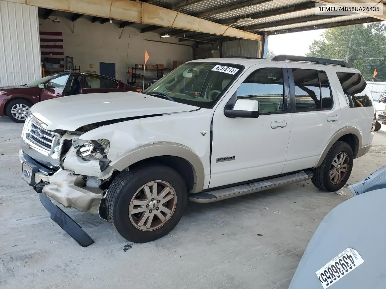 2008 Ford Explorer Eddie Bauer VIN: 1FMEU74858UA26435 Lot: 62370115