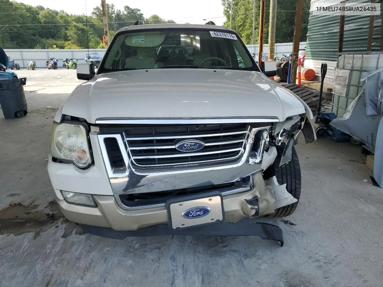2008 Ford Explorer Eddie Bauer VIN: 1FMEU74858UA26435 Lot: 62370115