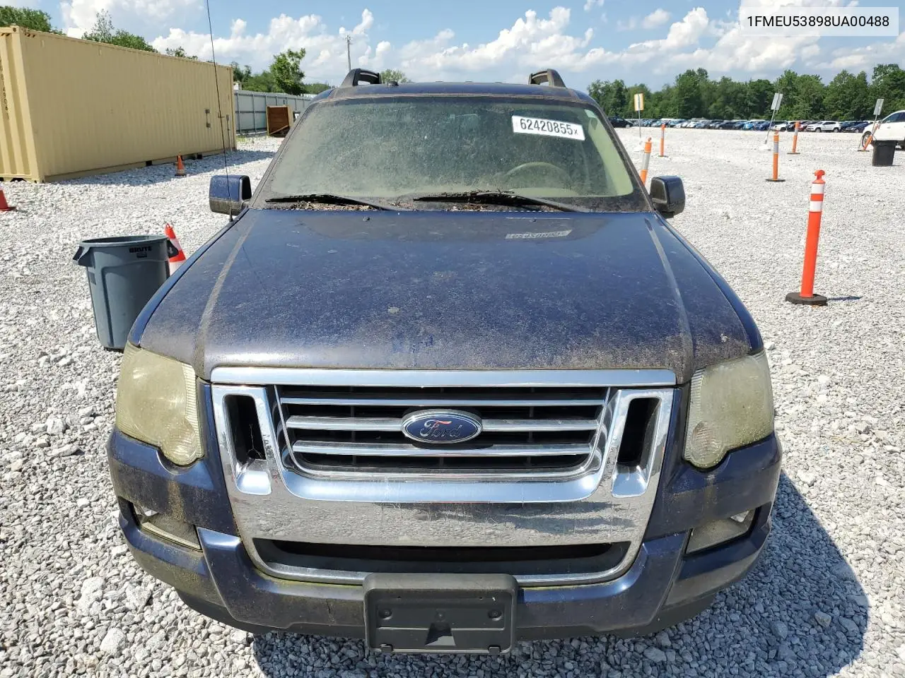 2008 Ford Explorer Sport Trac Limited VIN: 1FMEU53898UA00488 Lot: 62420855