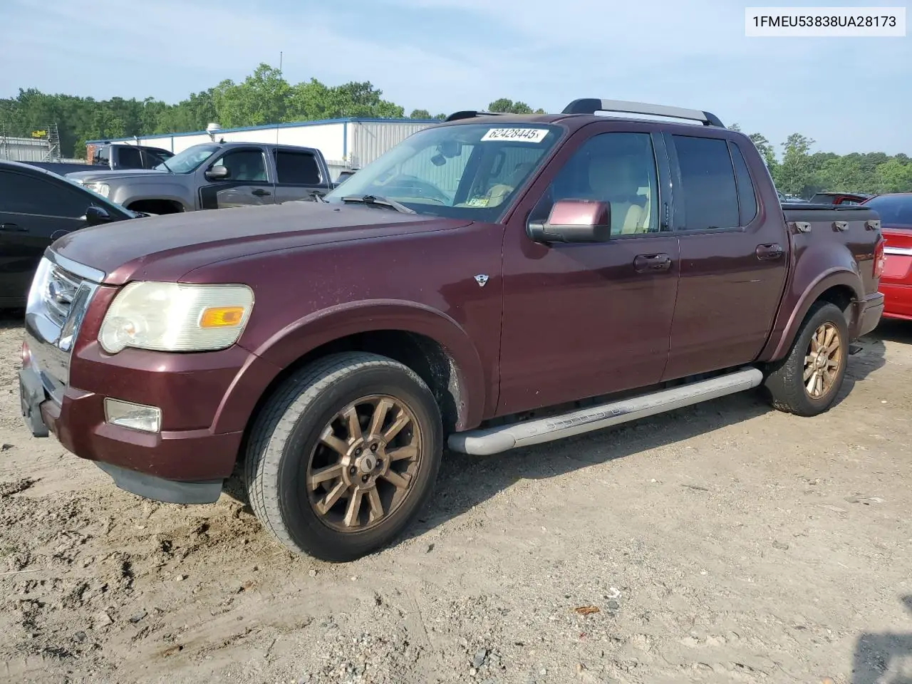 2008 Ford Explorer Sport Trac Limited VIN: 1FMEU53838UA28173 Lot: 62428445