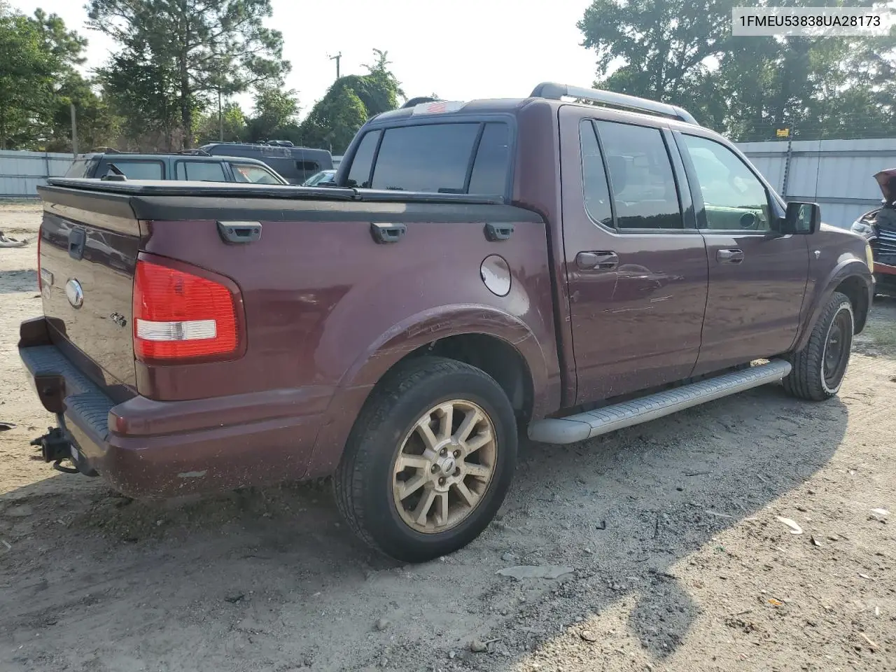 2008 Ford Explorer Sport Trac Limited VIN: 1FMEU53838UA28173 Lot: 62428445