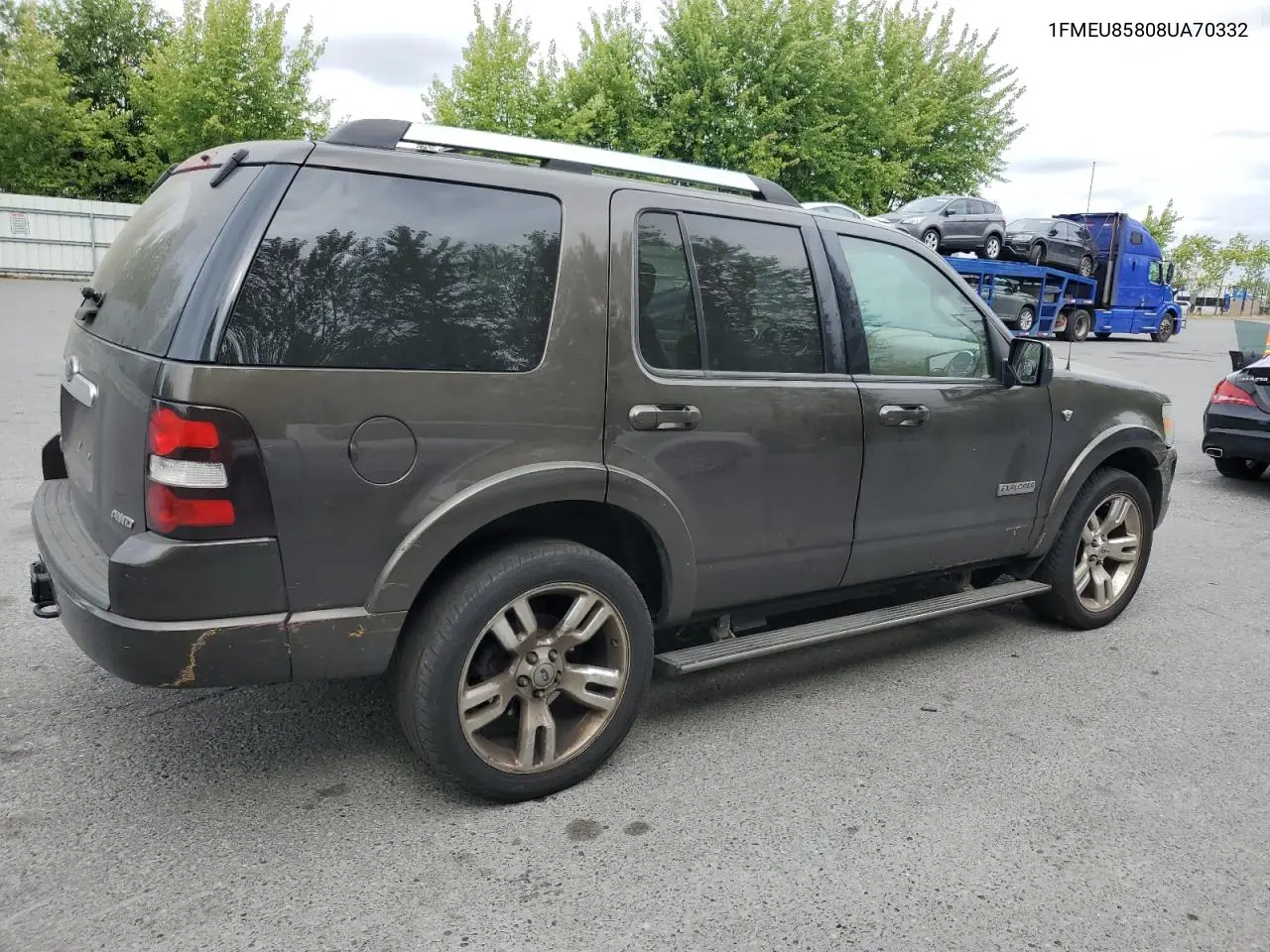 2008 Ford Explorer Limited VIN: 1FMEU85808UA70332 Lot: 62515595