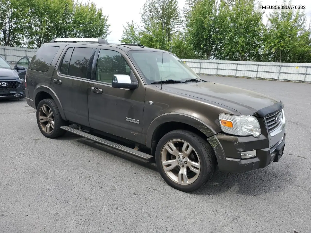 2008 Ford Explorer Limited VIN: 1FMEU85808UA70332 Lot: 62515595