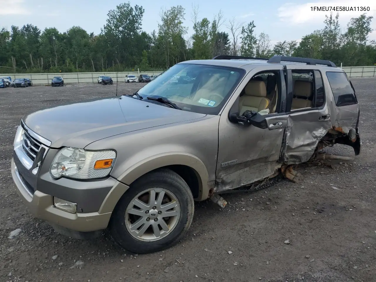2008 Ford Explorer Eddie Bauer VIN: 1FMEU74E58UA11360 Lot: 63777505