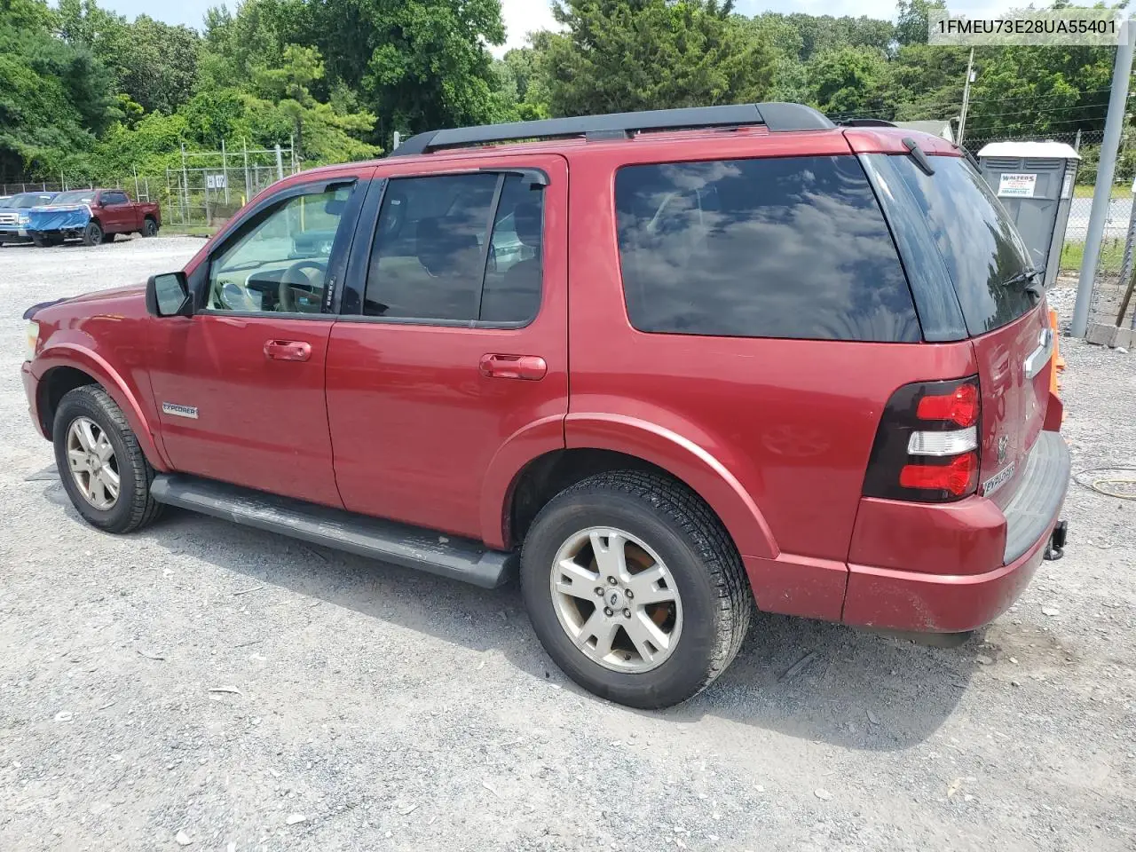 2008 Ford Explorer Xlt VIN: 1FMEU73E28UA55401 Lot: 64831095