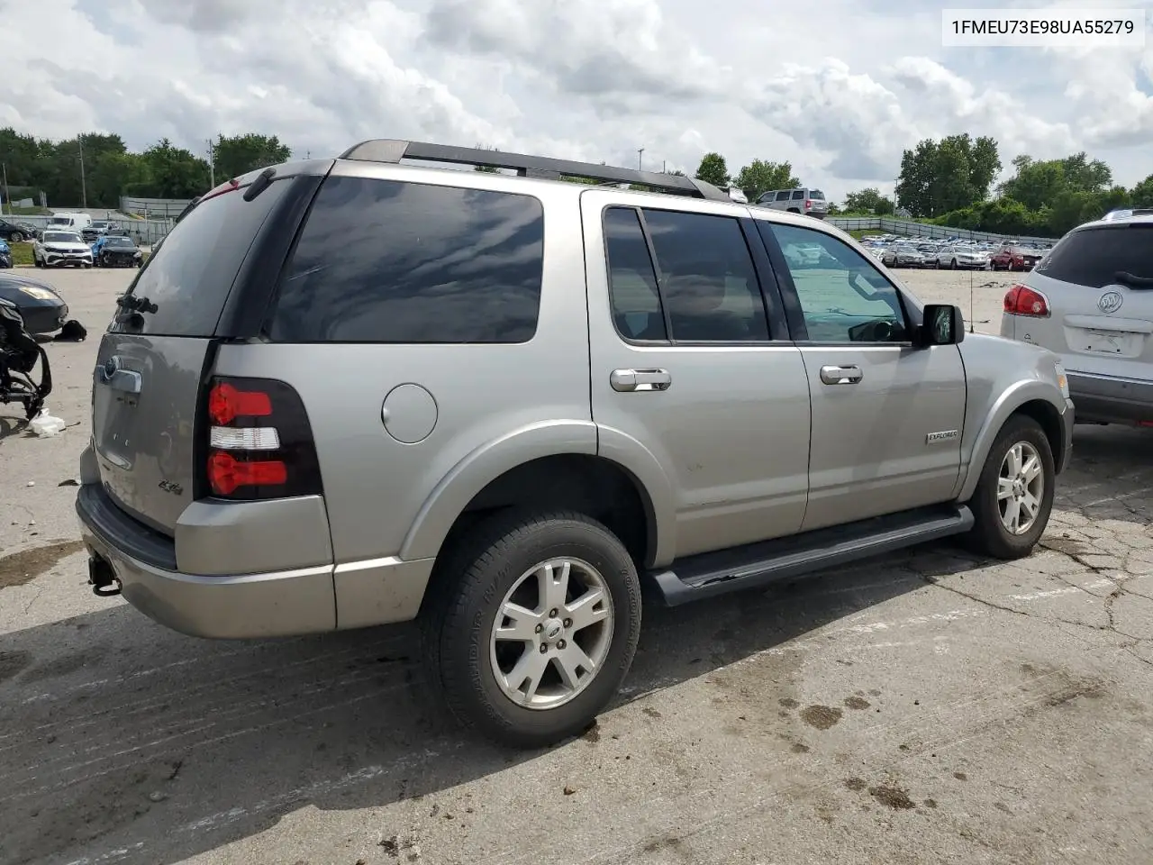2008 Ford Explorer Xlt VIN: 1FMEU73E98UA55279 Lot: 65356435