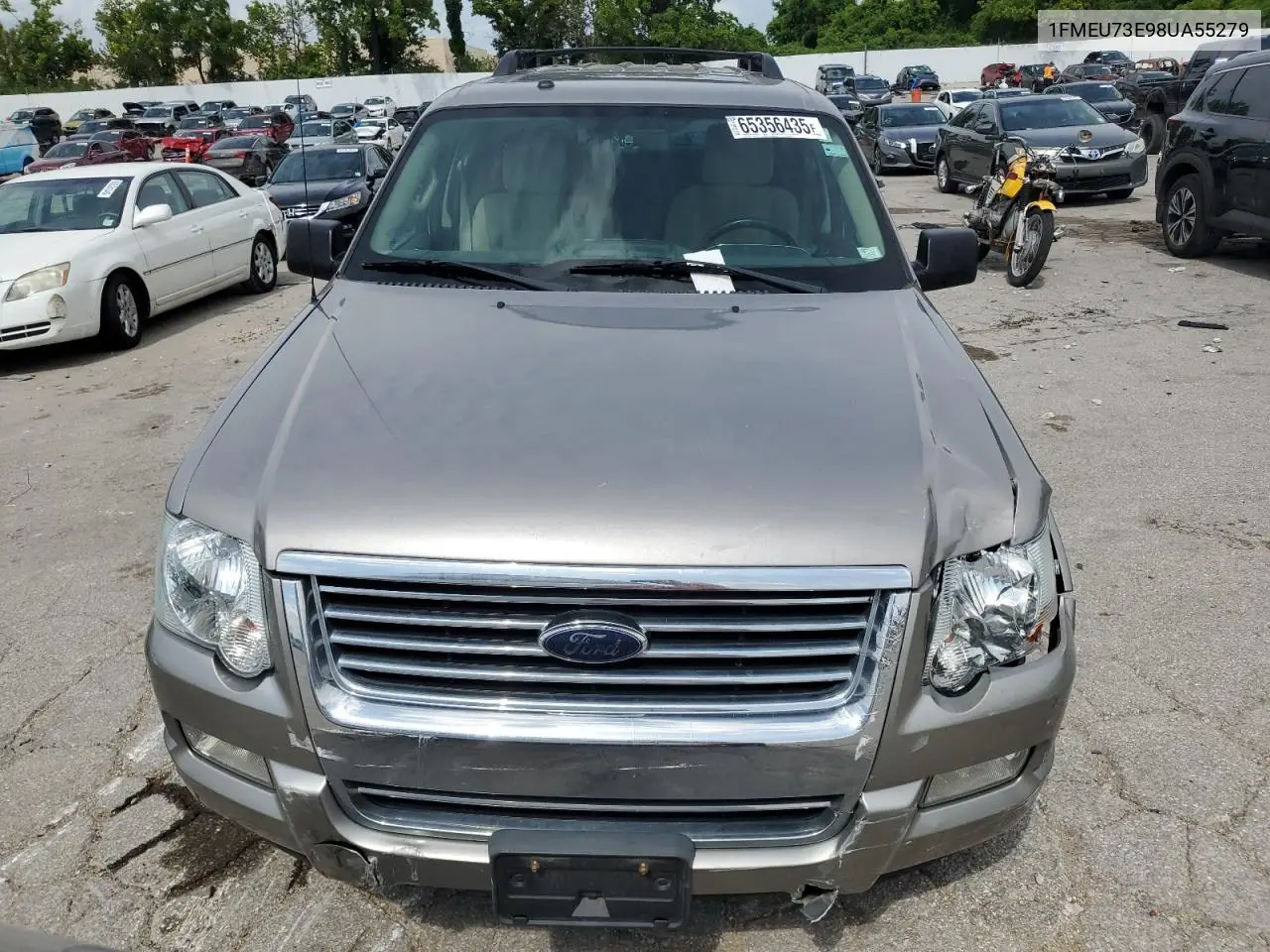 2008 Ford Explorer Xlt VIN: 1FMEU73E98UA55279 Lot: 65356435