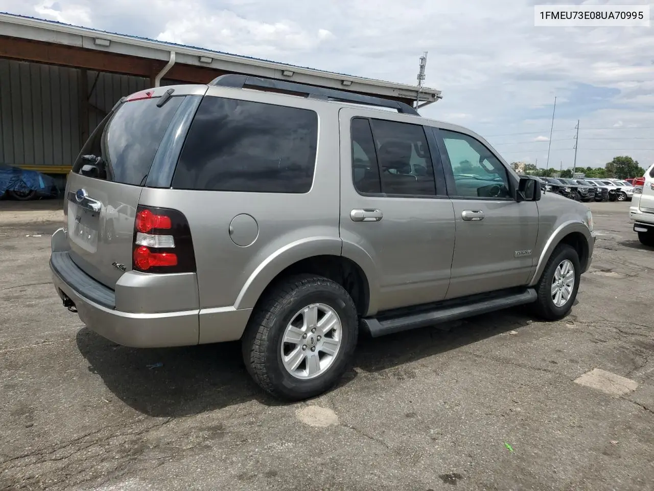 2008 Ford Explorer Xlt VIN: 1FMEU73E08UA70995 Lot: 65626425