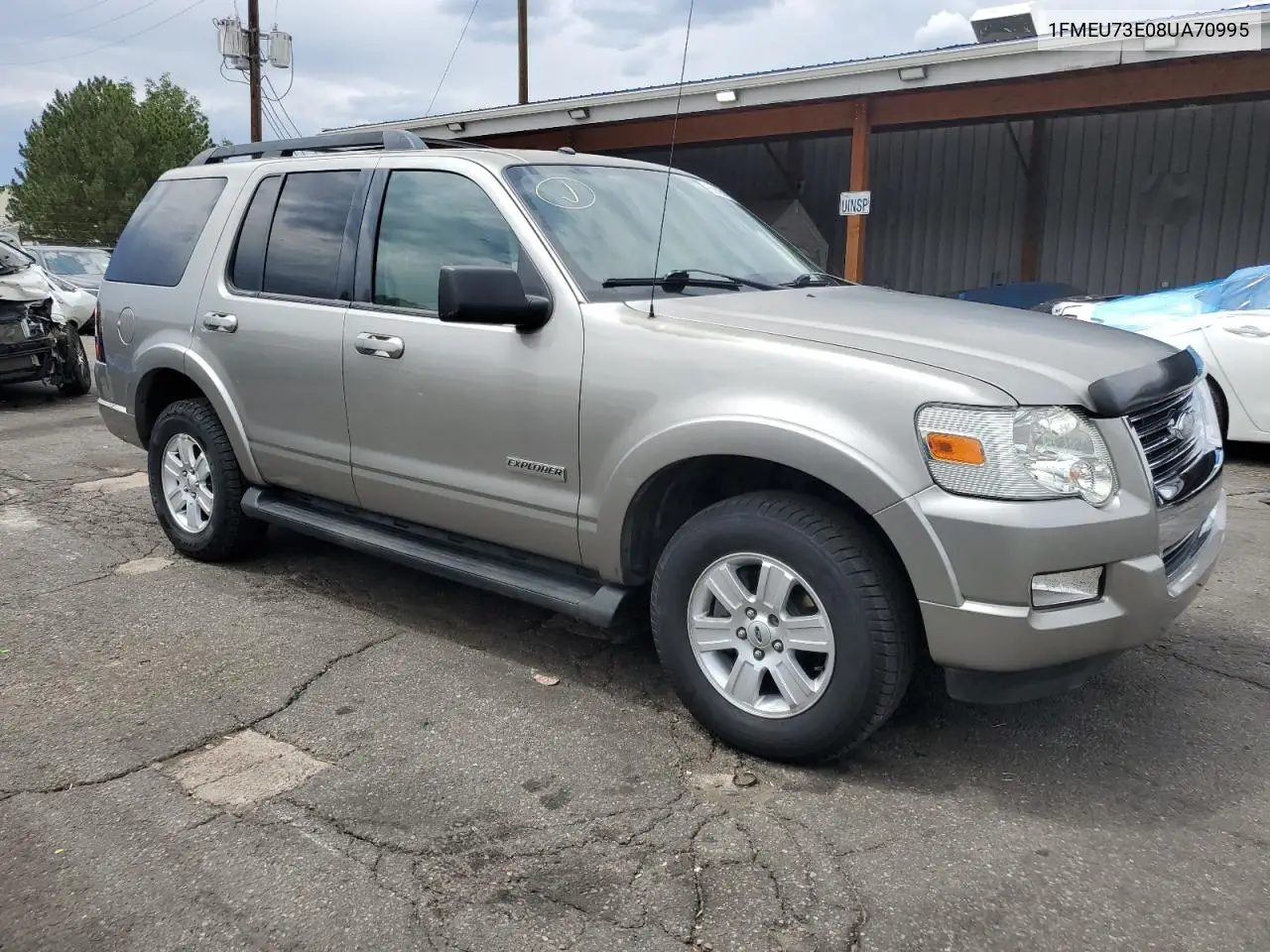 2008 Ford Explorer Xlt VIN: 1FMEU73E08UA70995 Lot: 65626425