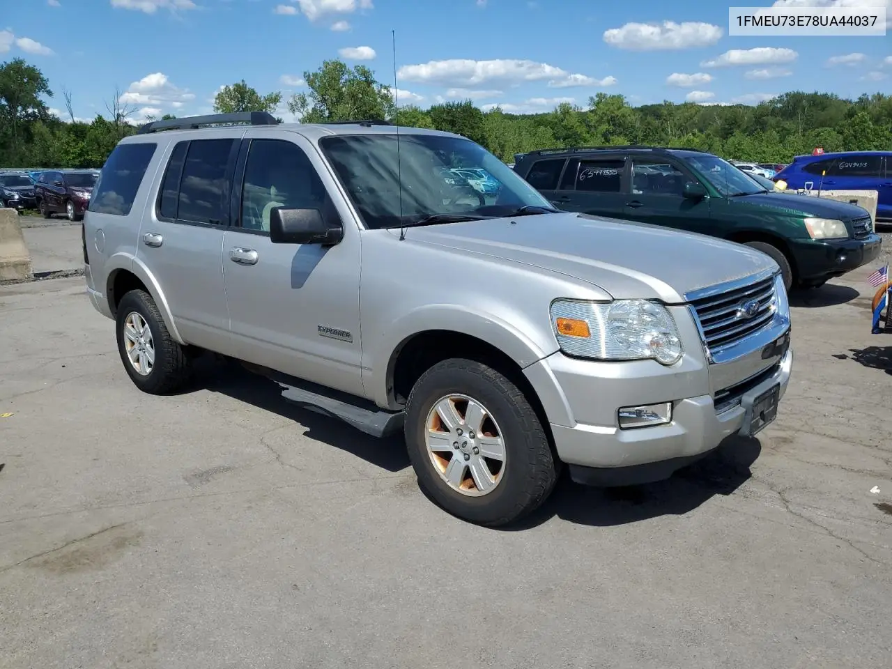 2008 Ford Explorer Xlt VIN: 1FMEU73E78UA44037 Lot: 65852145