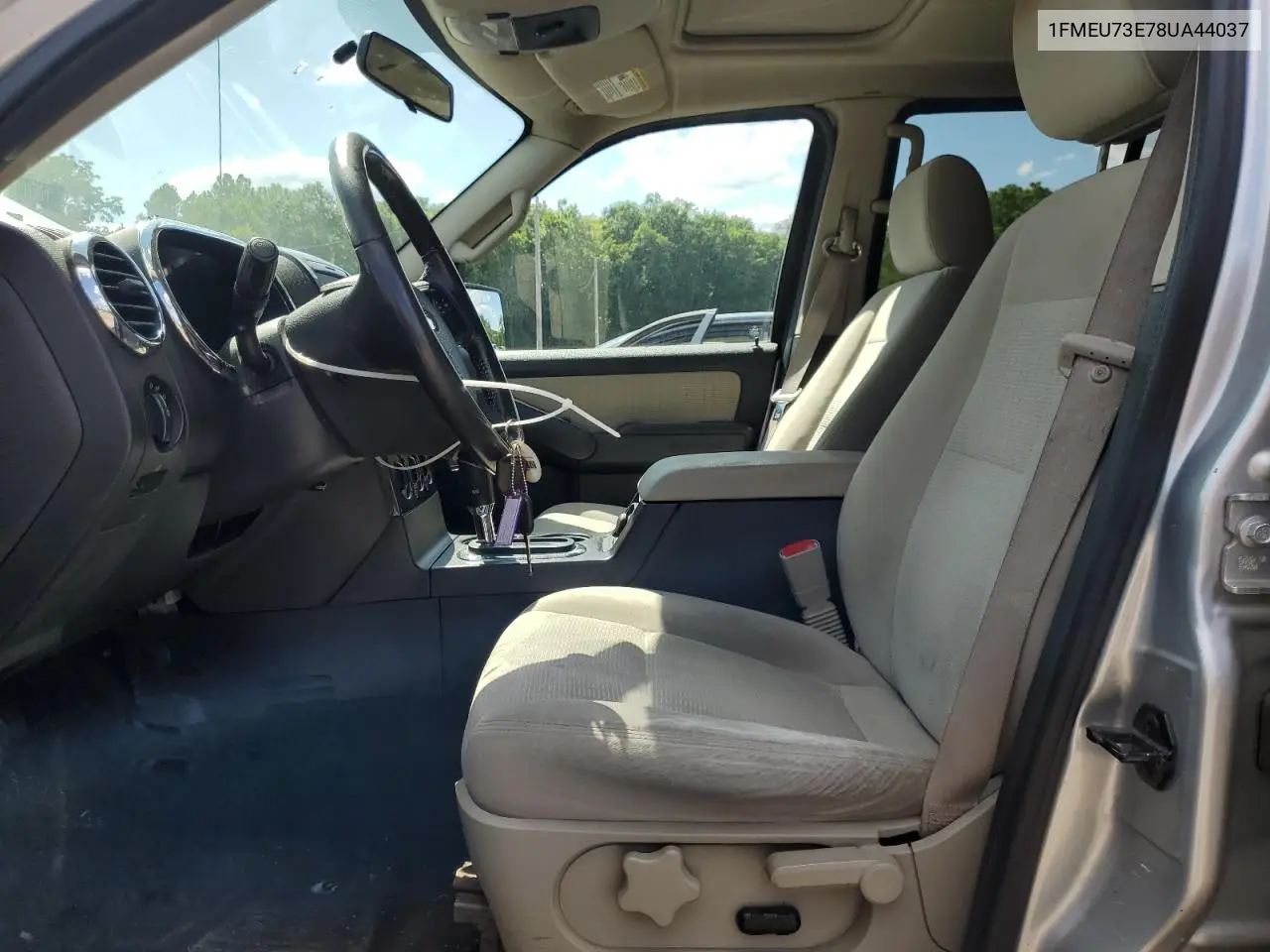 2008 Ford Explorer Xlt VIN: 1FMEU73E78UA44037 Lot: 65852145