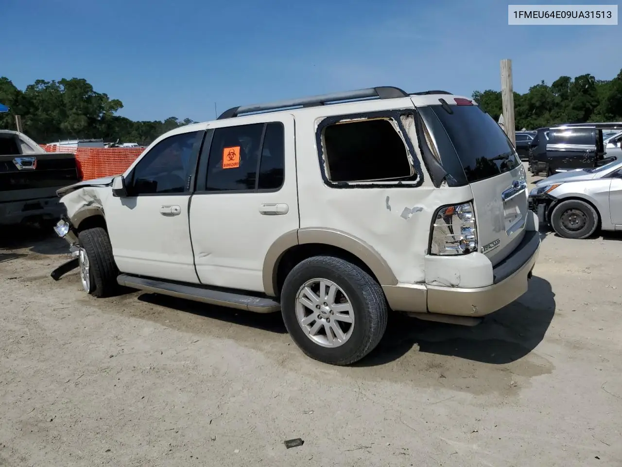 2009 Ford Explorer Eddie Bauer VIN: 1FMEU64E09UA31513 Lot: 57971685
