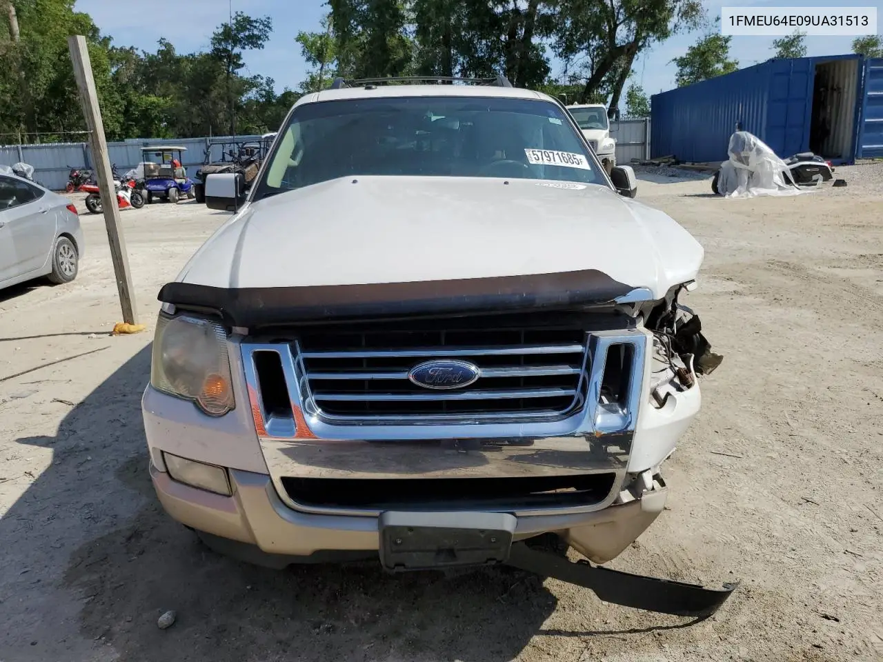 2009 Ford Explorer Eddie Bauer VIN: 1FMEU64E09UA31513 Lot: 57971685