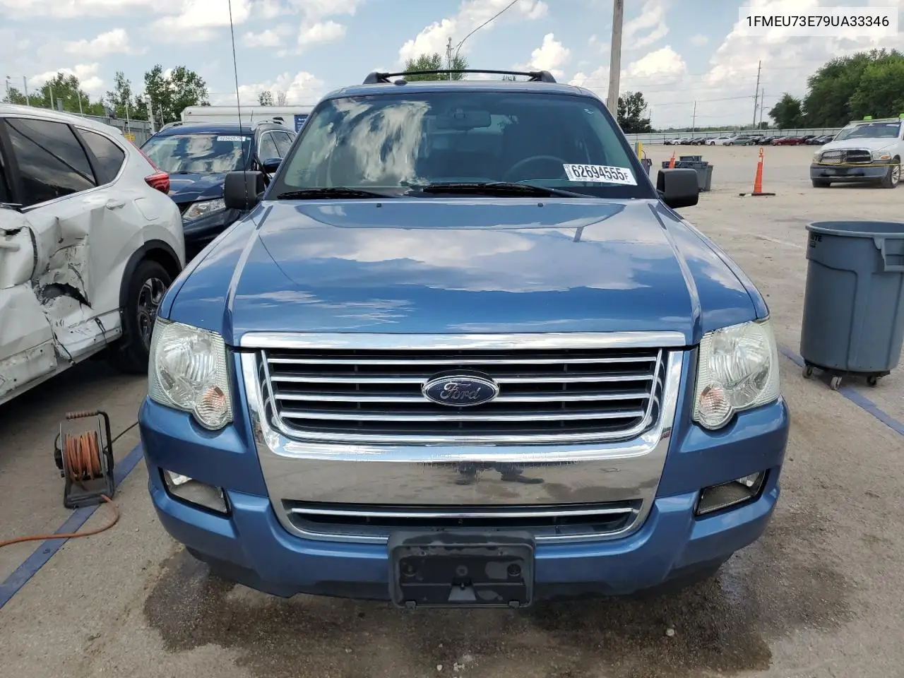 2009 Ford Explorer Xlt VIN: 1FMEU73E79UA33346 Lot: 62694555