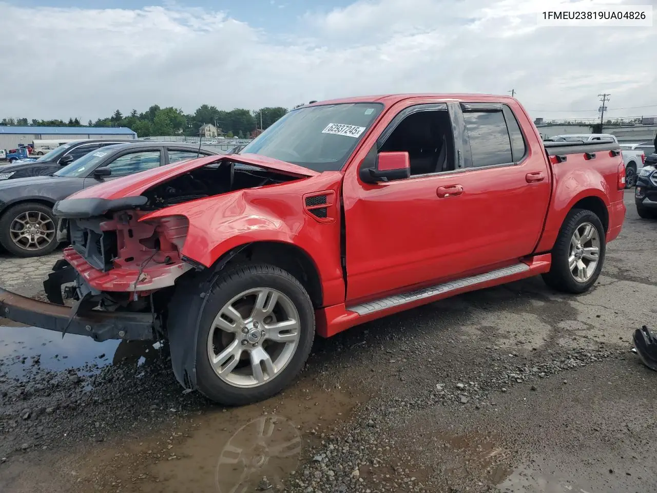 2009 Ford Explorer Sport Trac Limited VIN: 1FMEU23819UA04826 Lot: 62937245