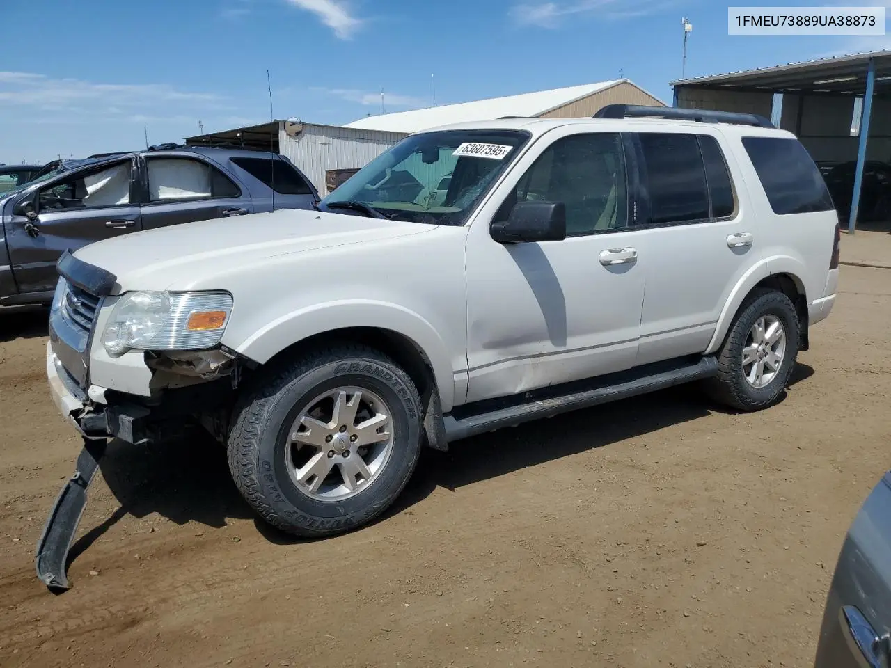 2009 Ford Explorer Xlt VIN: 1FMEU73889UA38873 Lot: 63607595