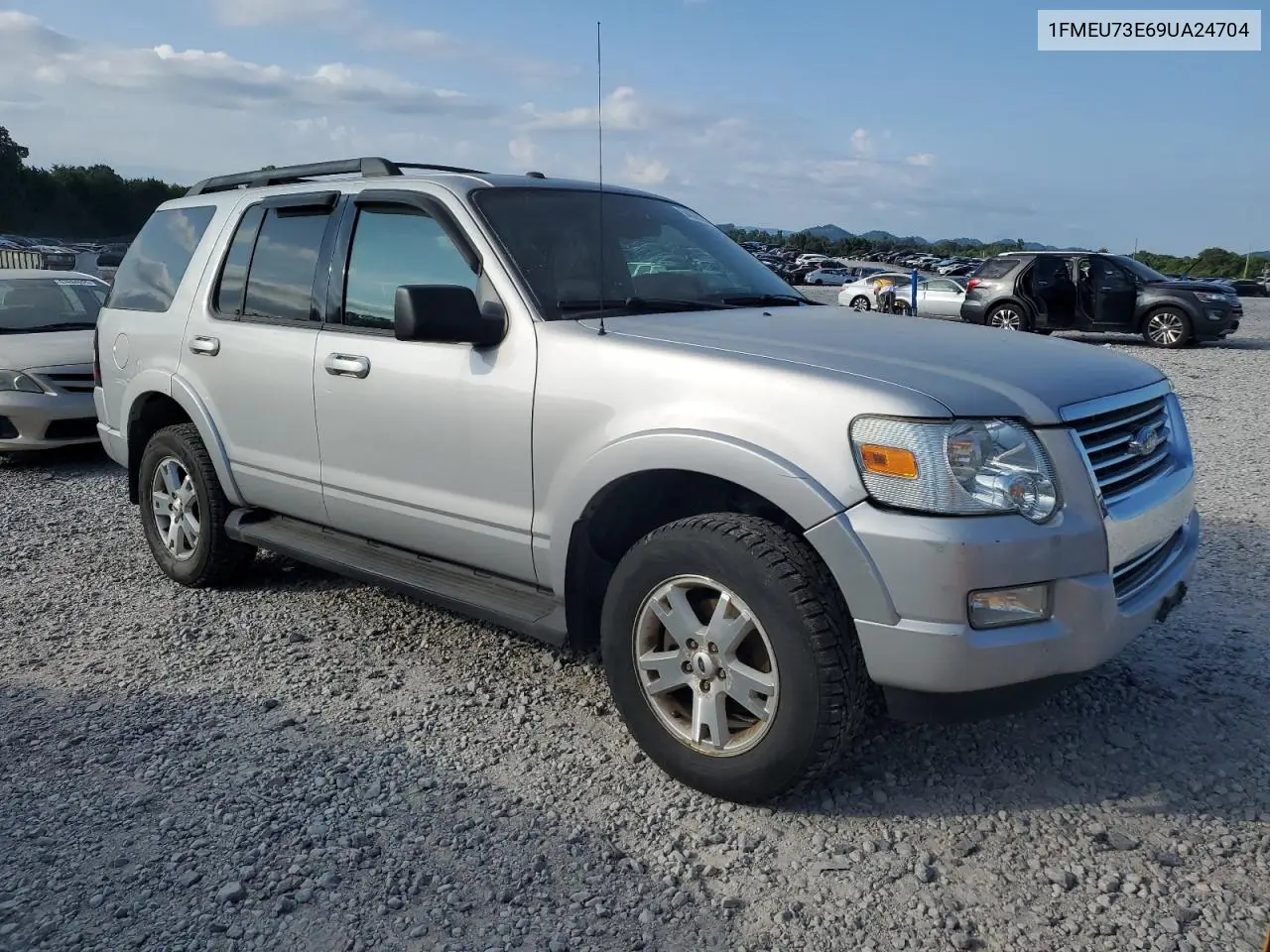 2009 Ford Explorer Xlt VIN: 1FMEU73E69UA24704 Lot: 64838035
