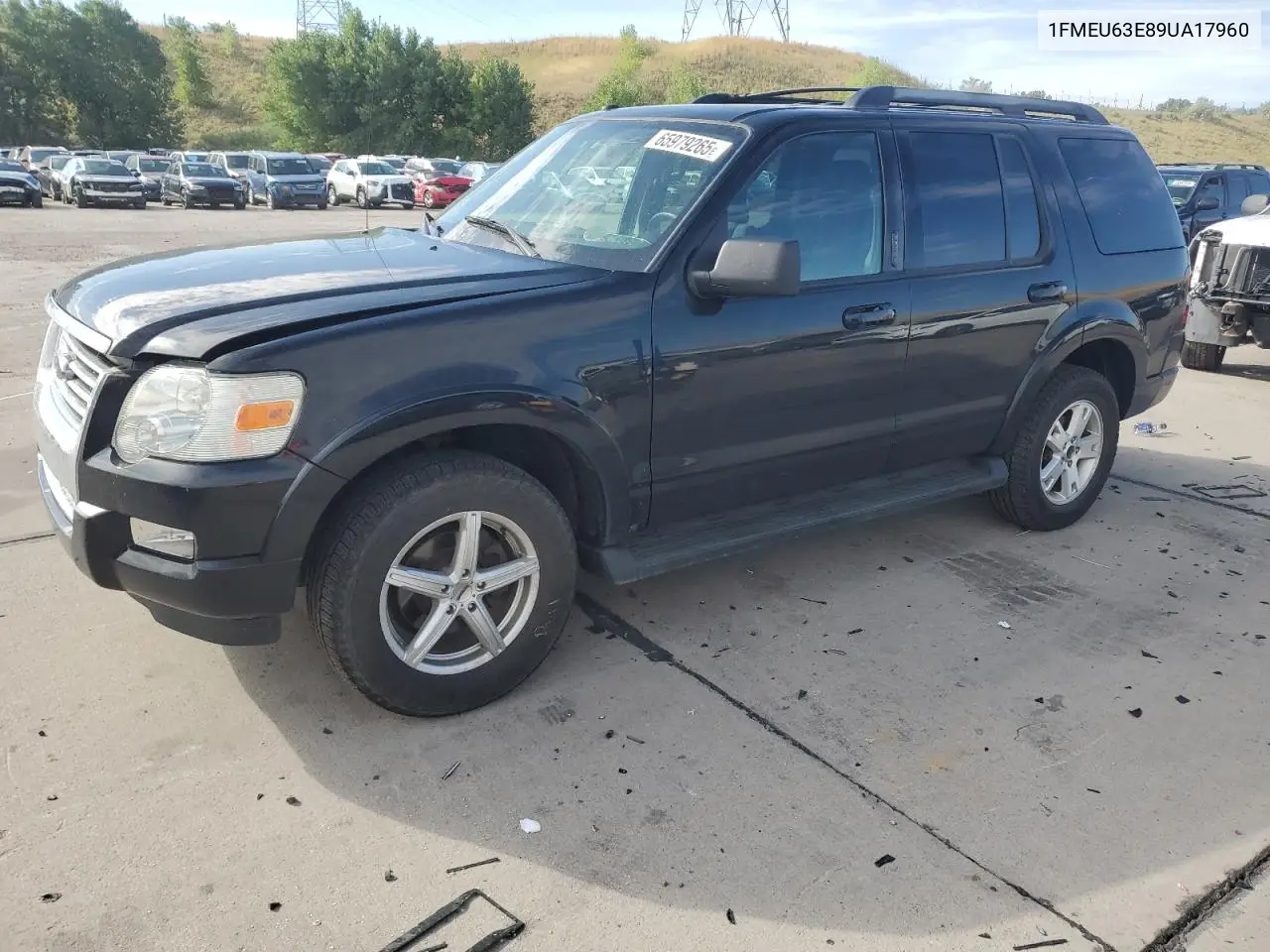 2009 Ford Explorer Xlt VIN: 1FMEU63E89UA17960 Lot: 65979265