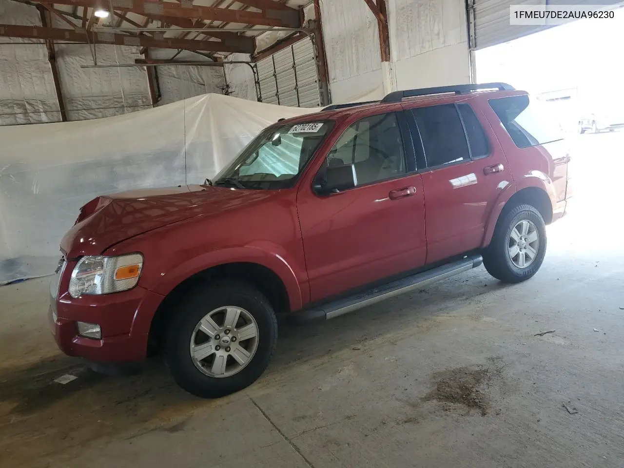 2010 Ford Explorer Xlt VIN: 1FMEU7DE2AUA96230 Lot: 62702185