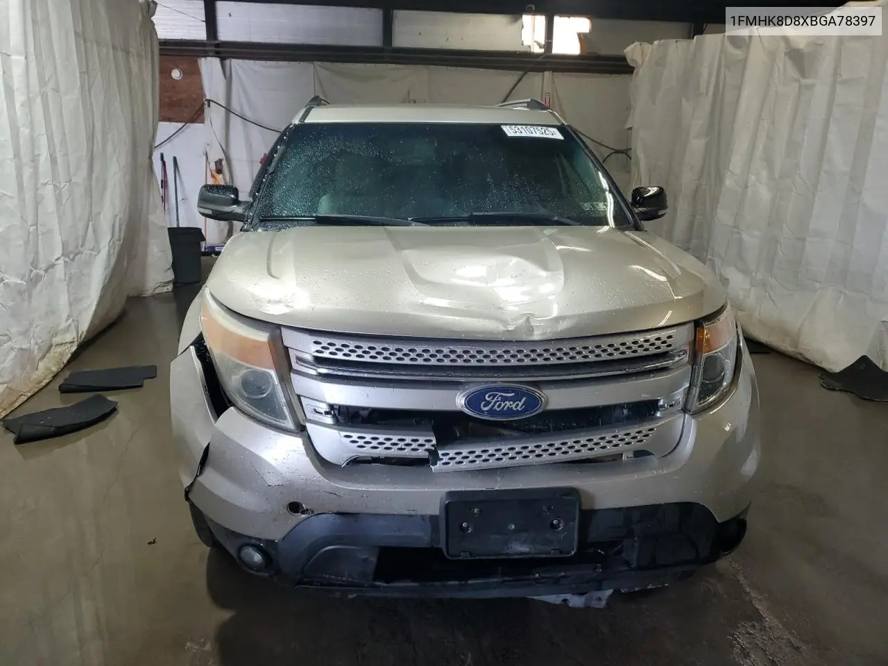 2011 Ford Explorer Xlt VIN: 1FMHK8D8XBGA78397 Lot: 53107525