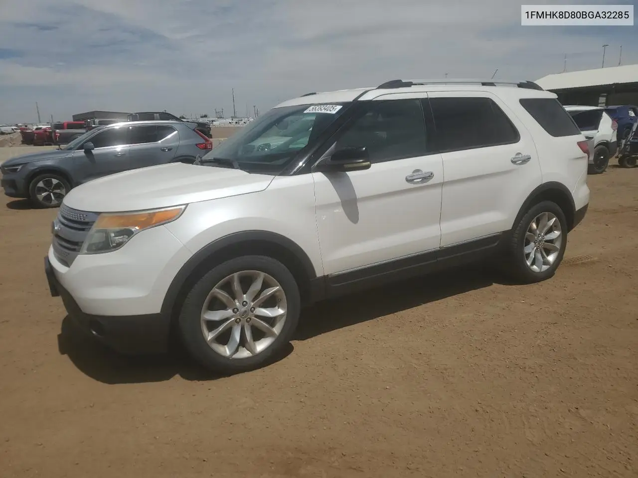2011 Ford Explorer Xlt VIN: 1FMHK8D80BGA32285 Lot: 56393405