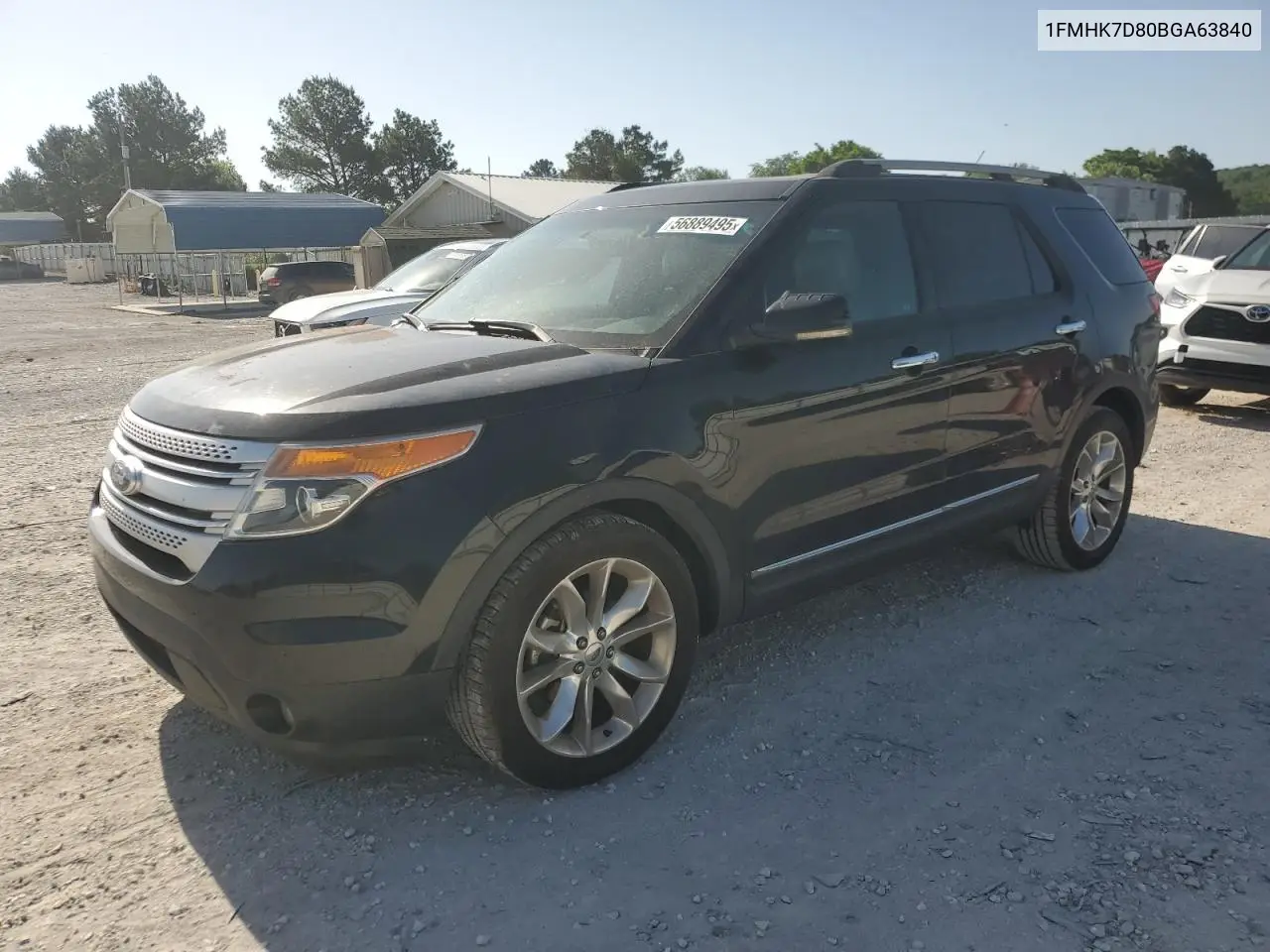 2011 Ford Explorer Xlt VIN: 1FMHK7D80BGA63840 Lot: 56889495