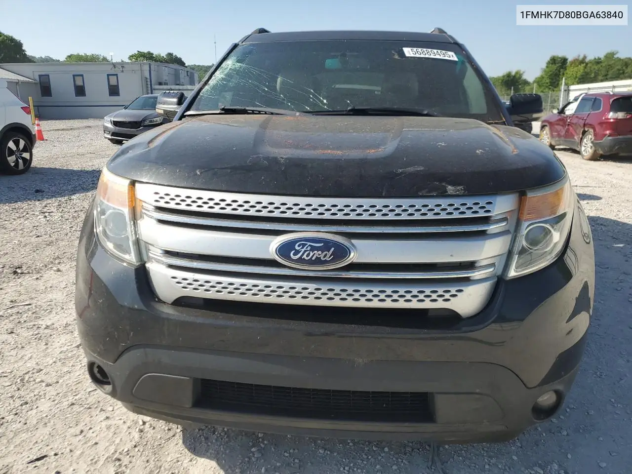 2011 Ford Explorer Xlt VIN: 1FMHK7D80BGA63840 Lot: 56889495