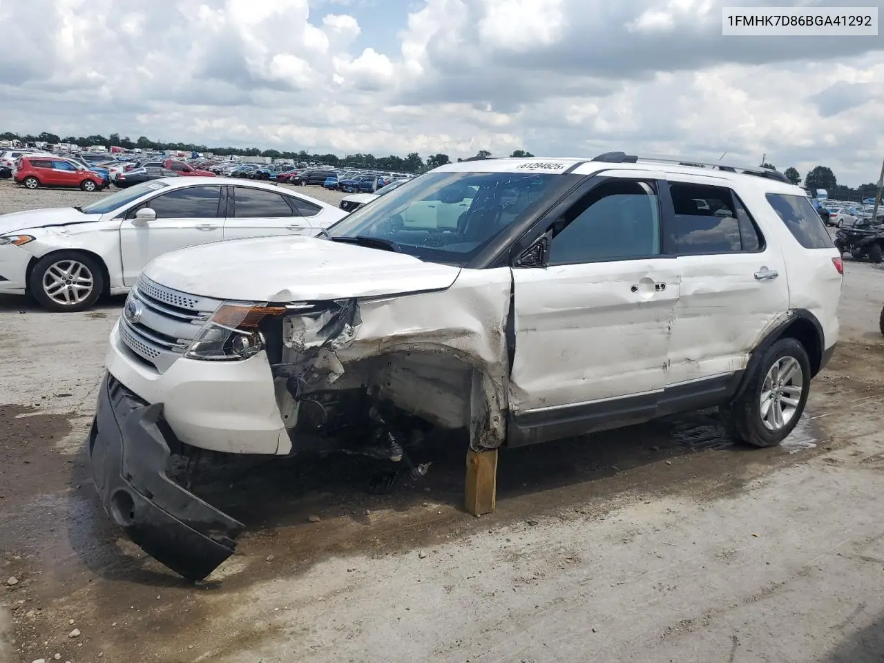 2011 Ford Explorer Xlt VIN: 1FMHK7D86BGA41292 Lot: 61294525