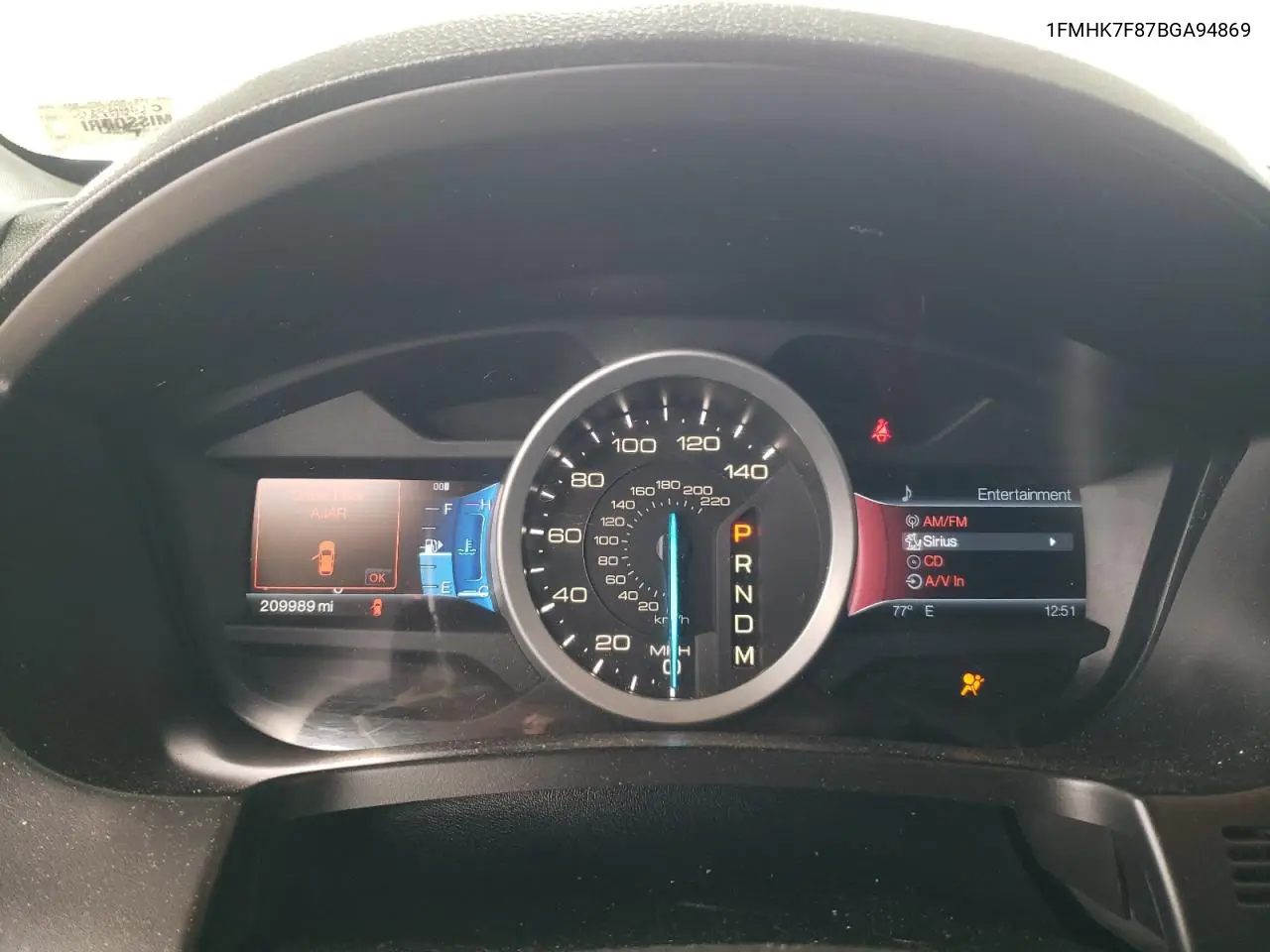 1fmhk7f87bga94869 1FMHK7F87BGA94869 2011 Ford Explorer Limited