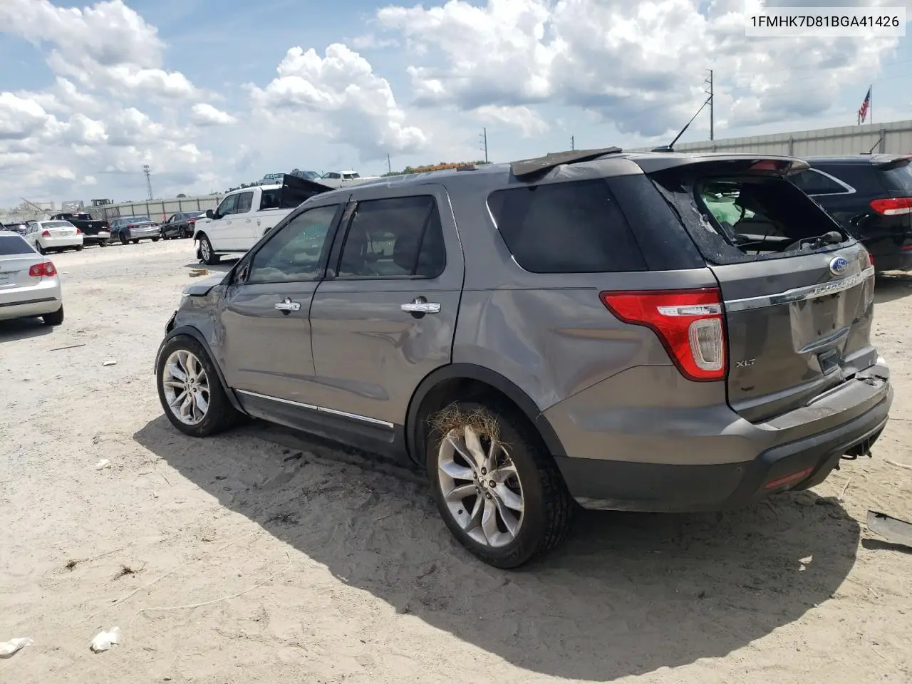 2011 Ford Explorer Xlt VIN: 1FMHK7D81BGA41426 Lot: 62238155