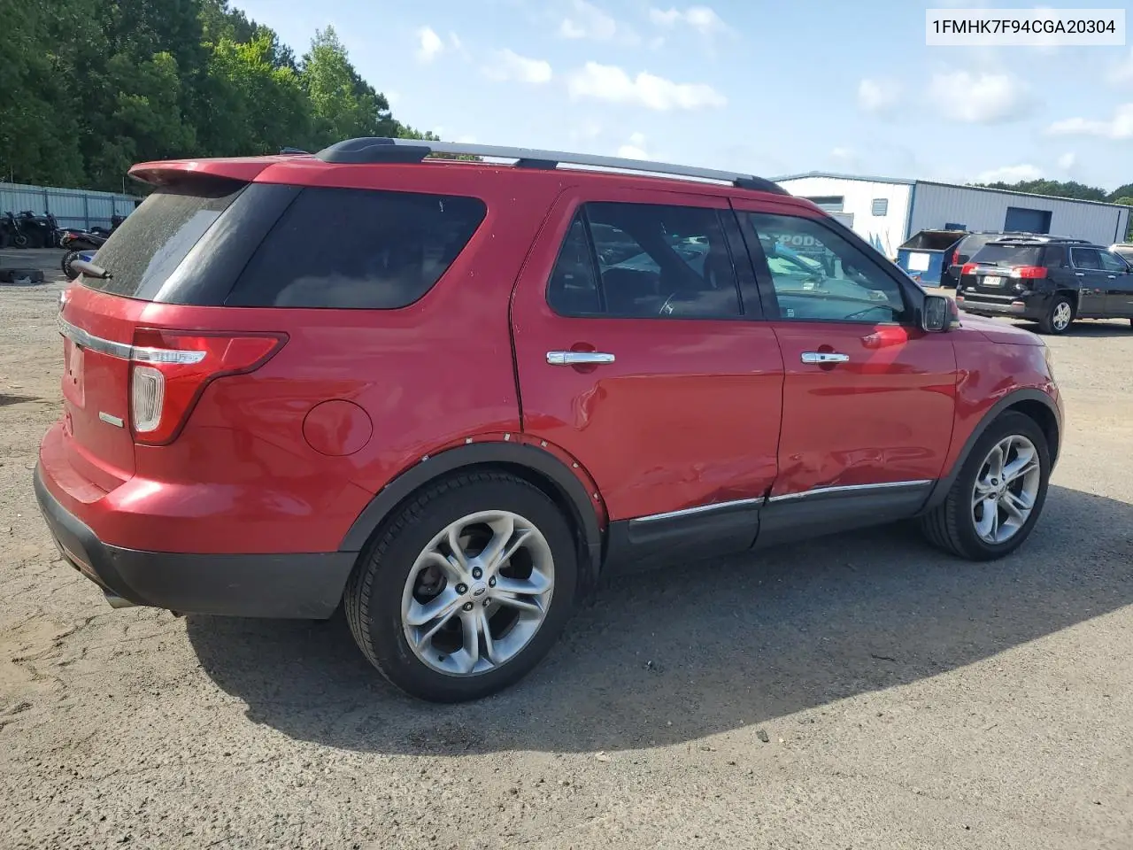 2012 Ford Explorer Limited VIN: 1FMHK7F94CGA20304 Lot: 62524855