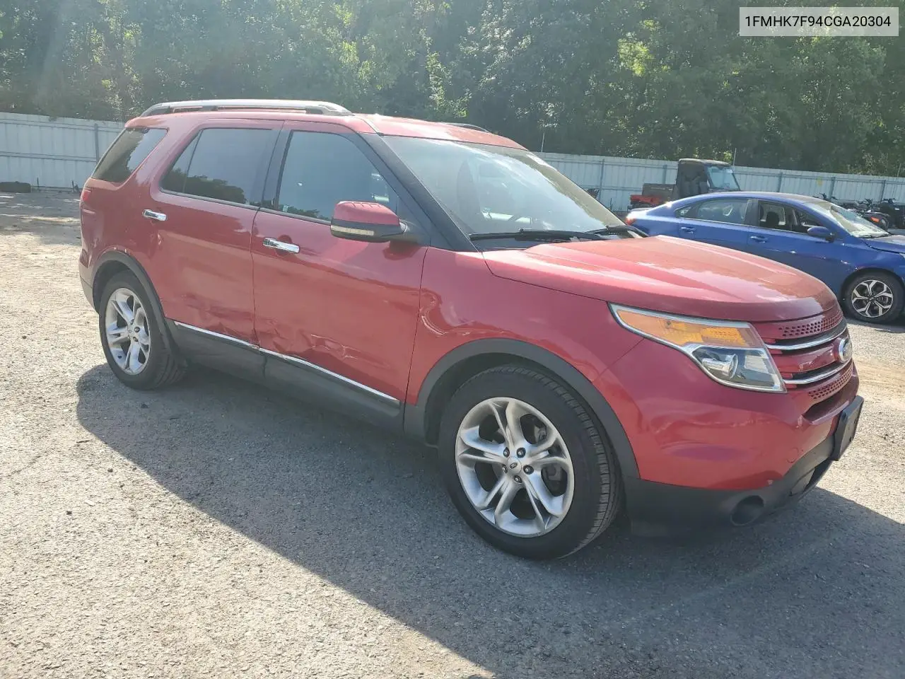 2012 Ford Explorer Limited VIN: 1FMHK7F94CGA20304 Lot: 62524855