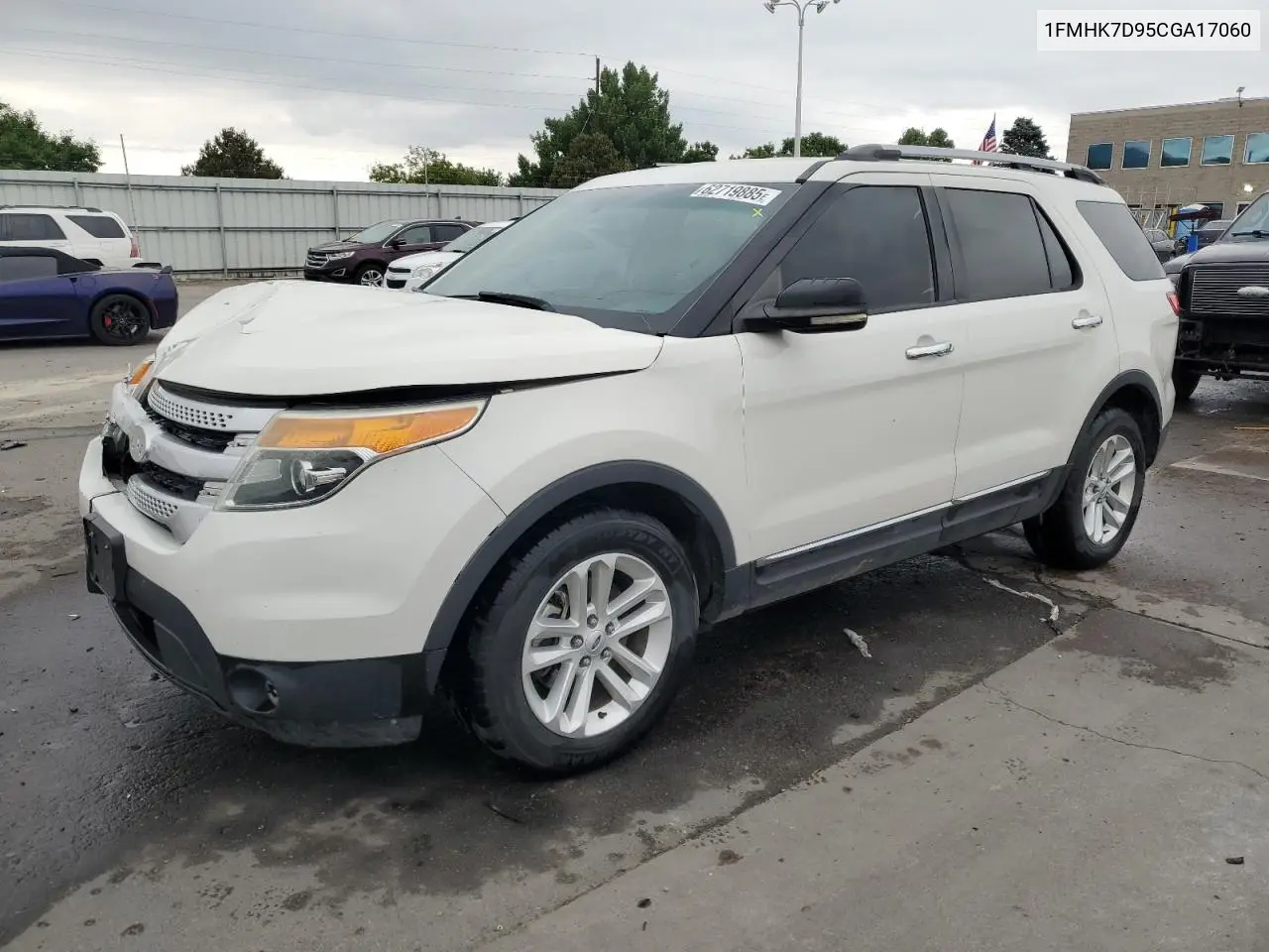 2012 Ford Explorer Xlt VIN: 1FMHK7D95CGA17060 Lot: 62719885