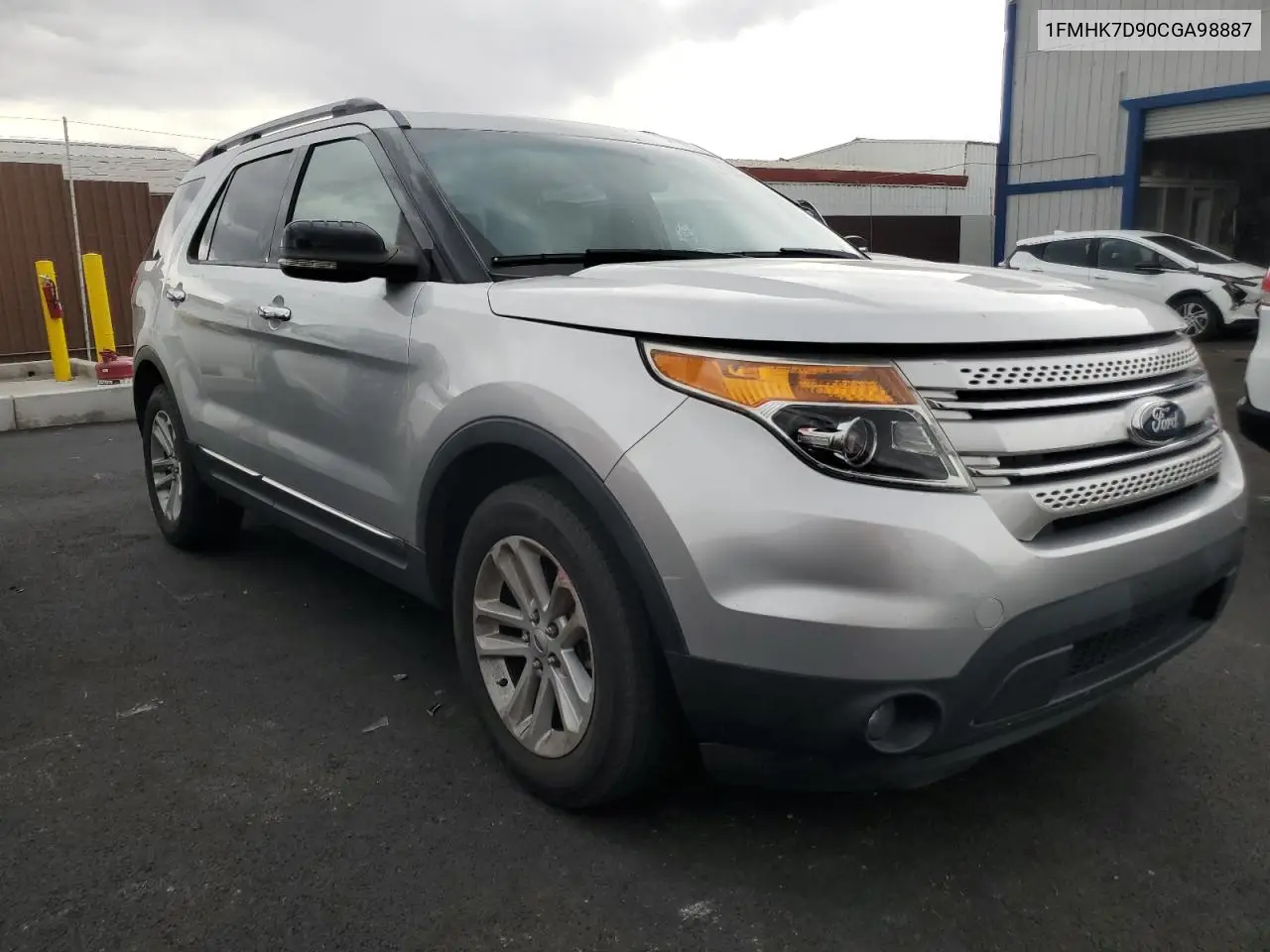 2012 Ford Explorer Xlt VIN: 1FMHK7D90CGA98887 Lot: 62742505