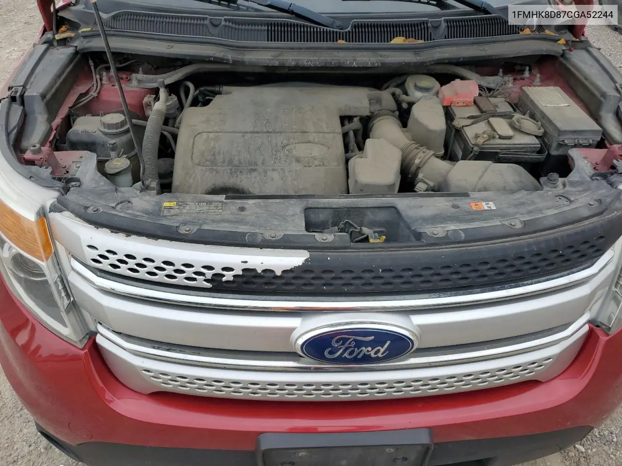 2012 Ford Explorer Xlt VIN: 1FMHK8D87CGA52244 Lot: 62819095